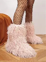 Frosted Fluff Boots